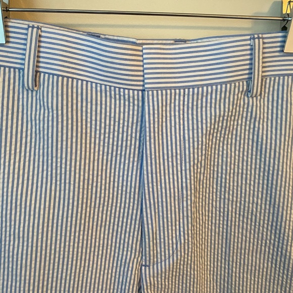 NWOT Bobby Jones Blue/White Seer Sucker Golf Short - Picture 6 of 11